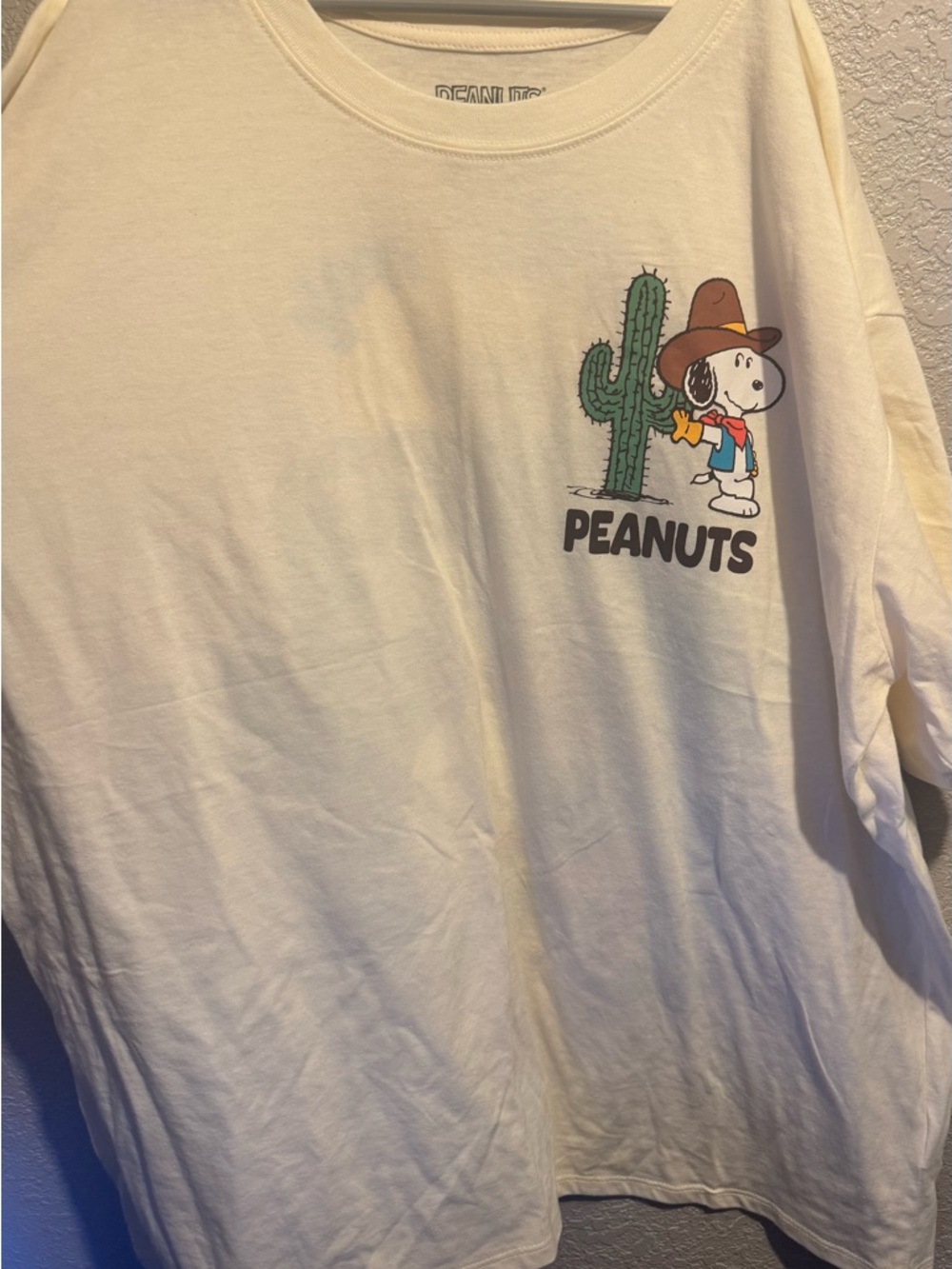 Peanuts White Logo Tee